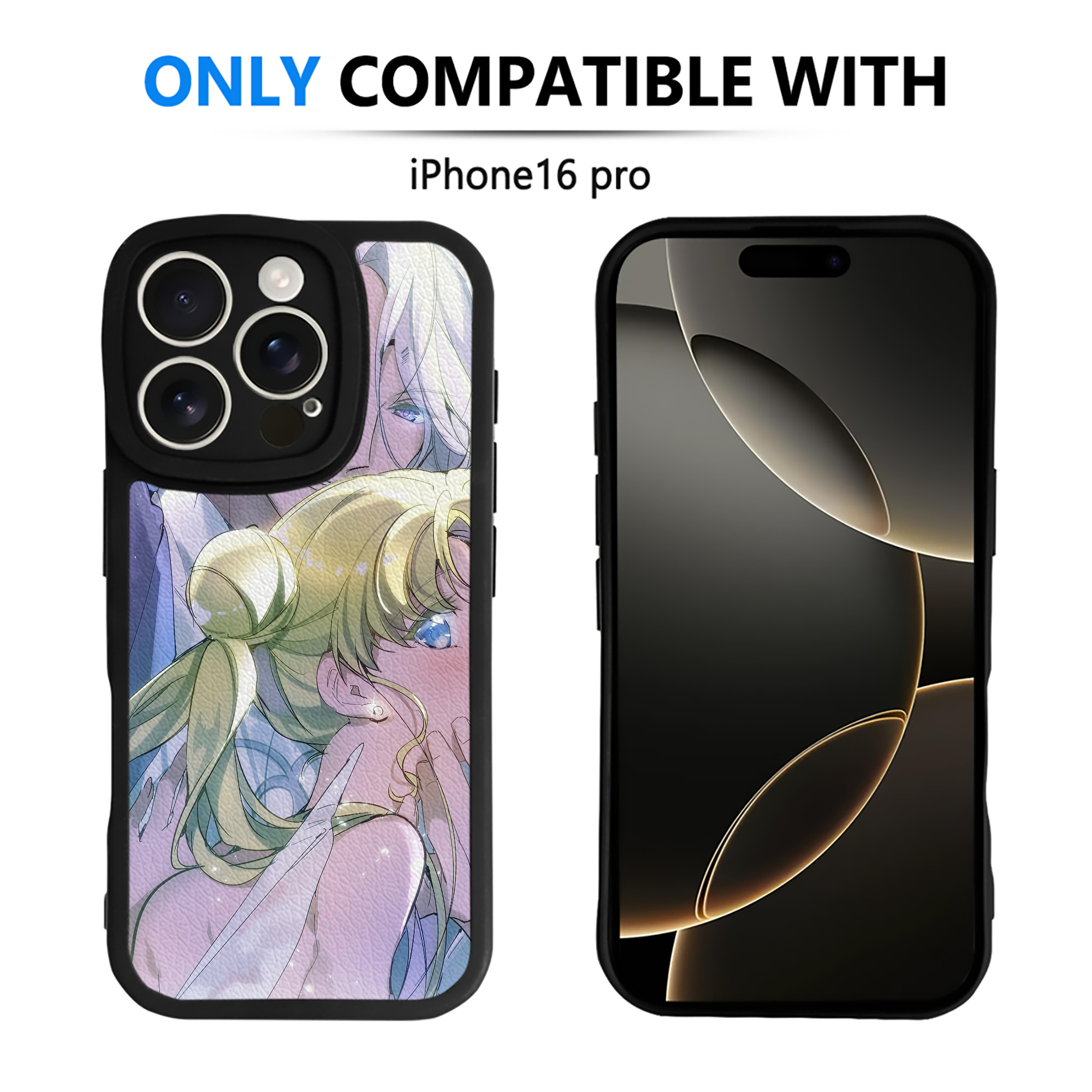 （画像用） 美少女戦士セーラームーン Sailor Moon 【iPhone 16シリーズ対応】シリコンスマホケース（レザー調） 材質：シリコン